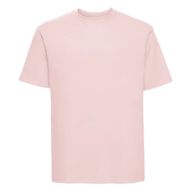 Russell Mens Classic Ringspun Cotton T-Shirt (Powder Rose)