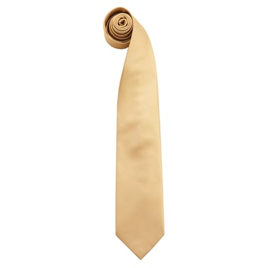 Premier Mens Colours Fashion Tie (Gold)