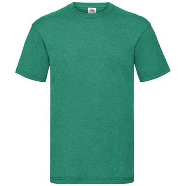 Fruit of the Loom Mens Valueweight T-Shirt (Retro Heather Green)