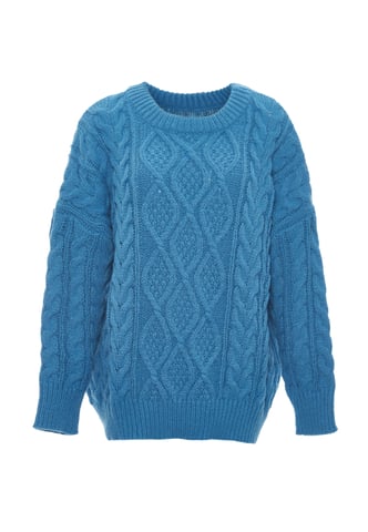 Mymo Pullover women turquoise