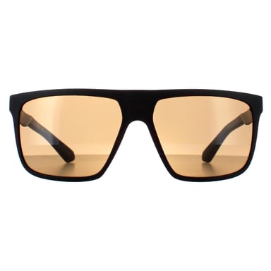 Gafas de sol negras mate Dragon Sparrow 48088-003 con lente Lumalens azul ionizado.