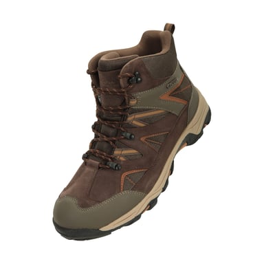 Mountain Warehouse Mens Rapid Suede Hiking Boots (Brown)