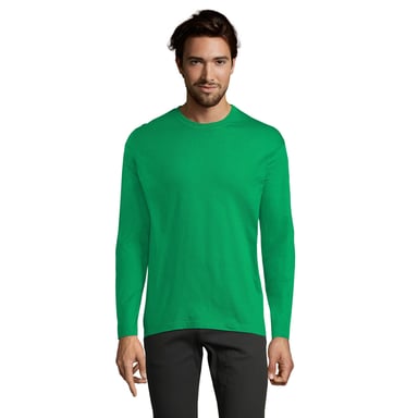 SOLS Mens Monarch Long-Sleeved T-Shirt (Kelly Green)