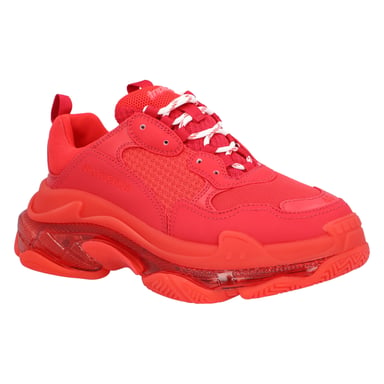 Balenciaga Triple S Clear Sole Sneaker in Red