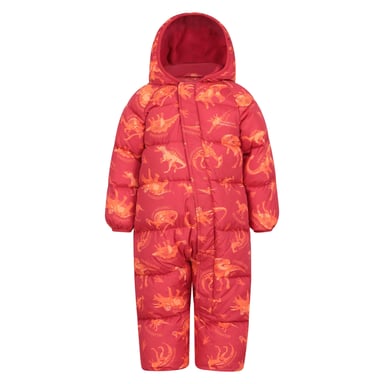 Mountain Warehouse Toddler Frosty Clouds Padded Snowsuit (Red)