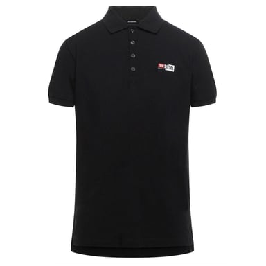 Diesel Polo negro T-Weet-Spilt