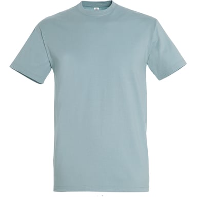 SOLS Mens Imperial Heavyweight Short Sleeve T-Shirt (Ice Blue)