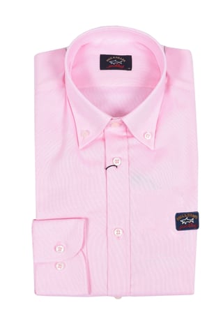 Paul And Shark Long Sleeved Shirt Pink