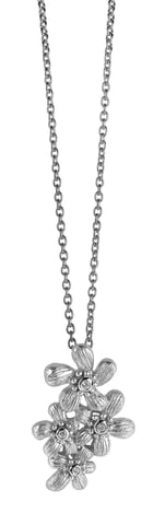 Orphelia Women's 925 Sterling Silver Chain with Pendant - Silver ZH-6026
