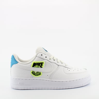 Nike Air Force 1 07 Torners de encaje de cuero blanco CT1414 101