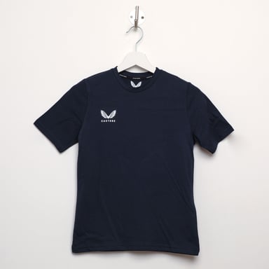 Boy's Castore Junior Cotton Leisure T-Shirt in Navy