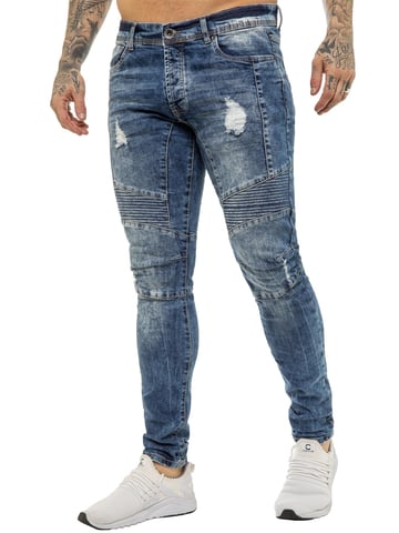 Enzo Biker Jeans - Azul