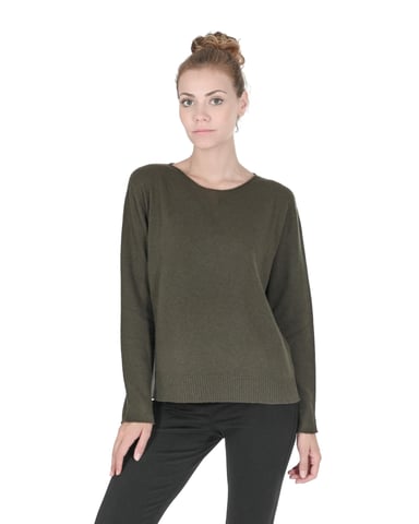 Premium Oversize Cashmere Boatneck Sweater