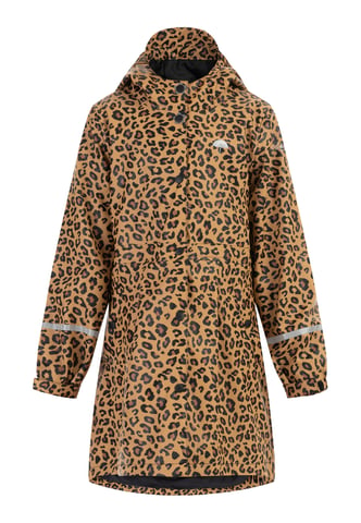 Schmuddelwedda raincoat Girls black beige leo