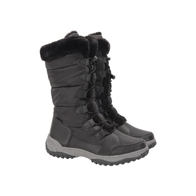 Mountain Warehouse Womens/Ladies Snowflake Snow Boots (Black)