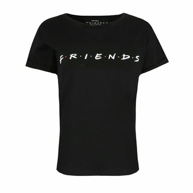 Friends Titles Camiseta Mujer Negras