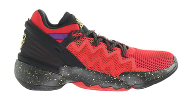 Adidas D.O.N Número 2 entrenadores rojos para hombres GCA