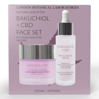 London Botanical Laboratories LBL- CBD + Bakuchiol face Set ( Serum + Hidratante )
