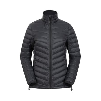 Mountain Warehouse Womens/Ladies Extreme II Featherweight Down Jacket (Black)