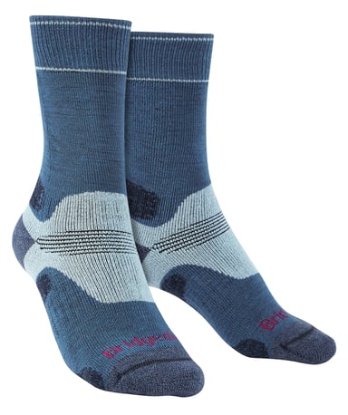 Bridgedale - Womens Hiking Midweight Merino Socks - Azul / Cielo