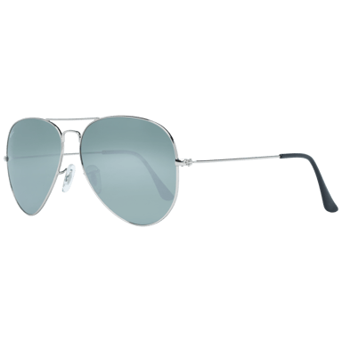 Gafas de sol Ray-Ban Aviator unisex gris plata con espejo