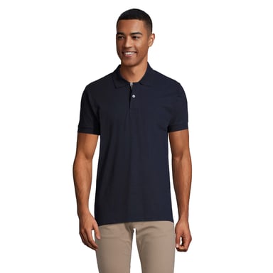 SOLS Mens Portland Polo Shirt (French Navy/Grey)