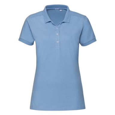 Russell Womens/Ladies Stretch Fitted Polo Shirt (Sky)