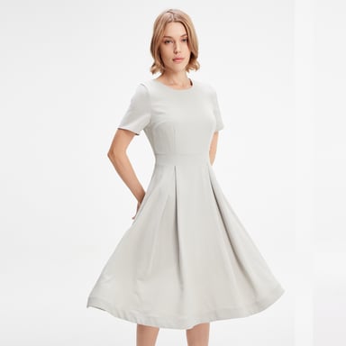 Fit-and-flare classic dress