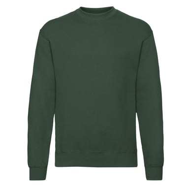 Fruit Of The Loom Mens Classic Drop Shoulder Sweatshirt (Bottle Green)