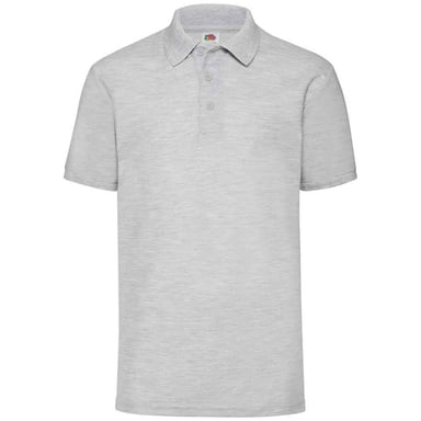 Fruit of the Loom Mens Pique Polo Shirt (Heather Grey)