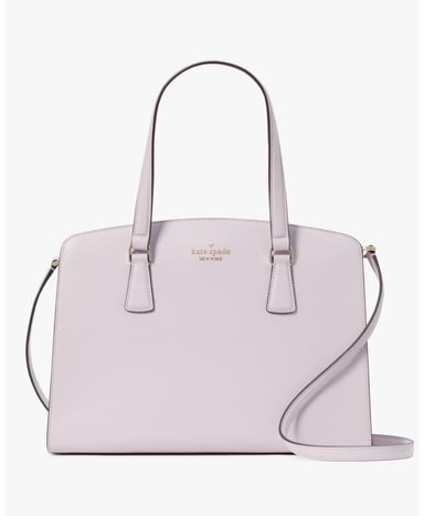 Perry Saffiano Leather Medium Triple Compartment Satchel