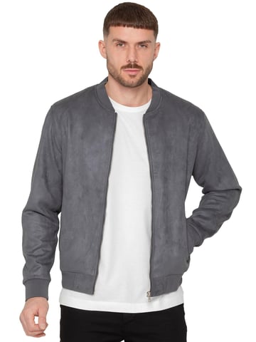 Enzo Milano Chaqueta bomber de ante para hombre