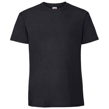 Fruit Of The Loom Mens Ringspun Premium T-Shirt (Black)