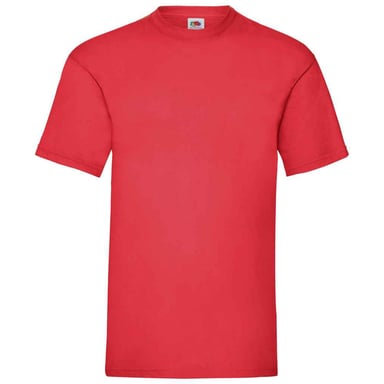 Fruit Of The Loom Mens Valueweight T-Shirt (Red)