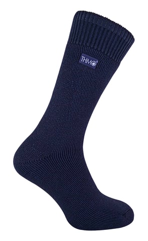 THMO - 1 par de calcetines térmicos gruesos con forro polar para hombre en invierno