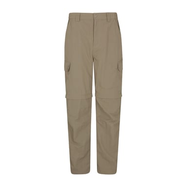 Mountain Warehouse Mens Trek Convertible Trousers (Beige)
