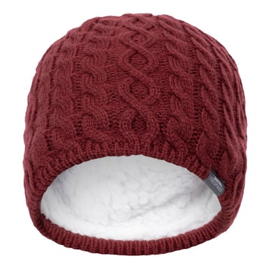 Trespass Womens/Ladies Kendra Beanie Hat (Dark Cherry)
