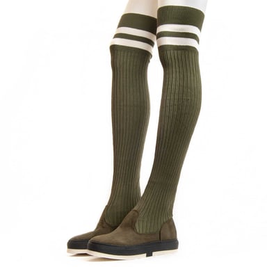 Bota Plataforma Montevita Bottavita3 en Verde