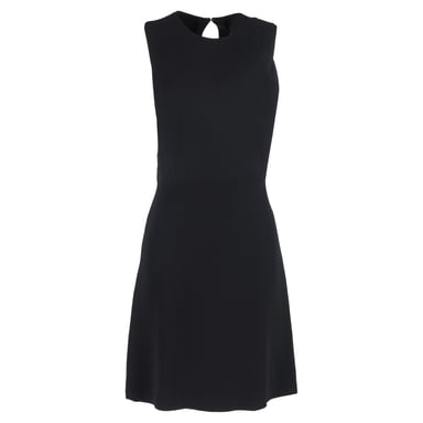 Theory Mini Dress in Black Wool