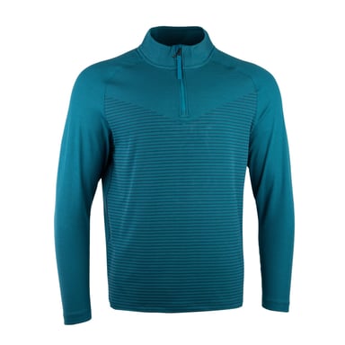 Nike Mens Vapor Half Zip Top (Bright Spruce/Obsidian Blue/Black)