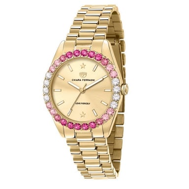 Chiara Ferragni Reloj de mujer Cuarzo dorado