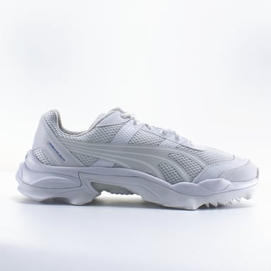 PUMA NITEFOX Crossin 'White Textile Textile Mens Lace Up entrenadores 371499 02