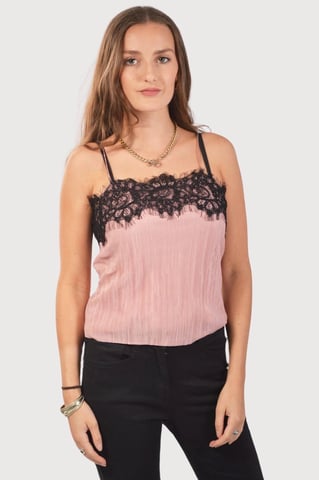 Urban Outfitters Eyelash Lace Trim Cami Top