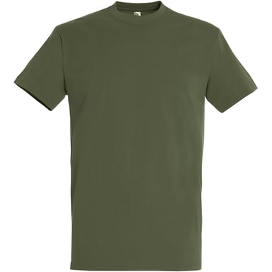 SOLS Mens Imperial Heavyweight Short Sleeve T-Shirt (Army)