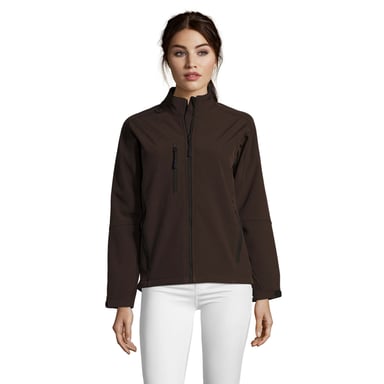 SOLS Womens/Ladies Roxy Soft Shell Jacket (Dark Chocolate)