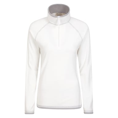 Mountain Warehouse Womens/Ladies Montana Half Zip Fleece Top (Beige)