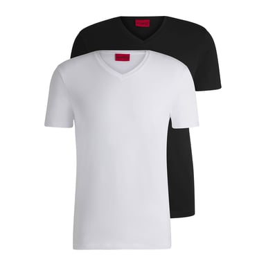 Men's Hugo 2 Pack of V-Neck T-Shirts in Multi colour