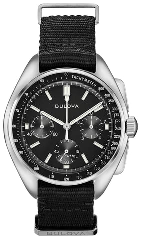 Bulova Lunar Pilot Men's Black Watch 96A225