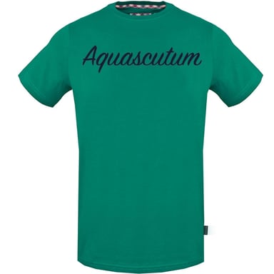 Aquascutum Signature Logo camiseta verde