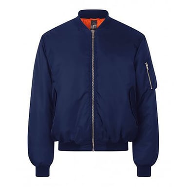 SOLS Unisex Remington Authentic Bomber Jacket (French Navy)